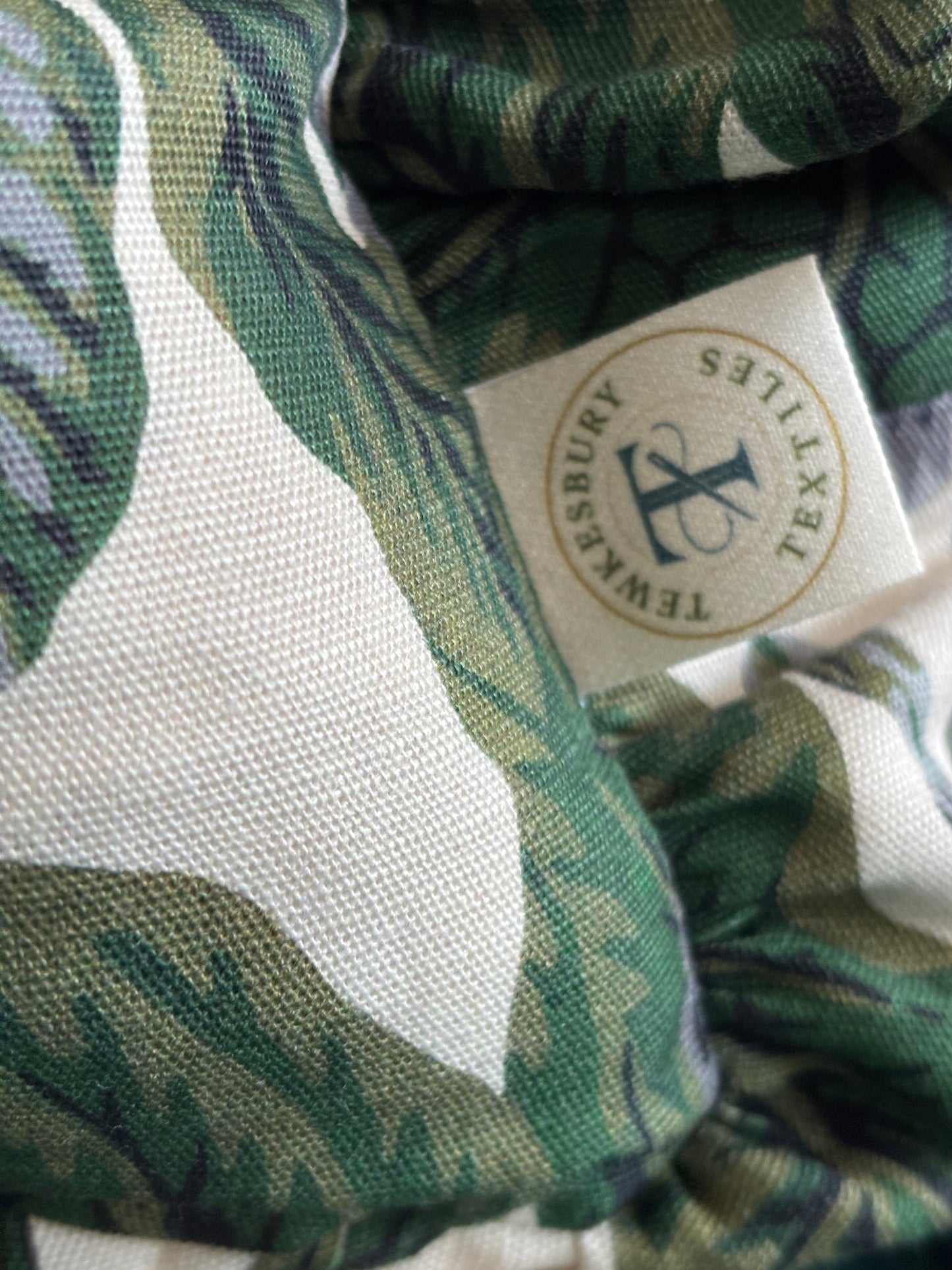 House of Hackney “Paradisa” Cotton-Linen with Statement Ruffle Edge